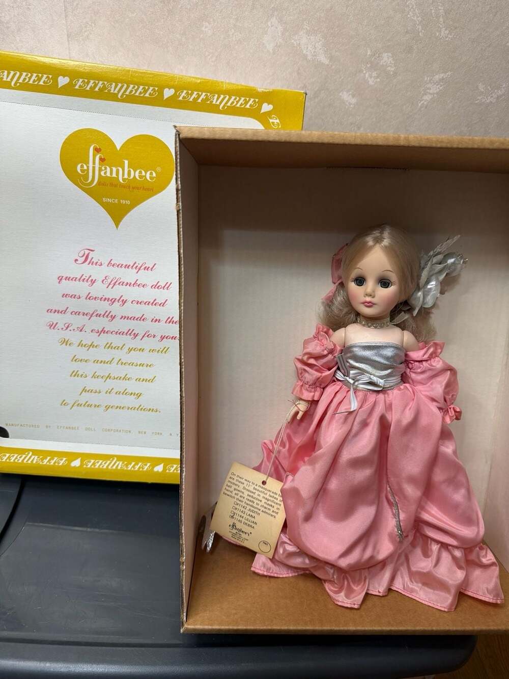 Effanbee The Masquerade Ball Debra Doll Size 11 Pink